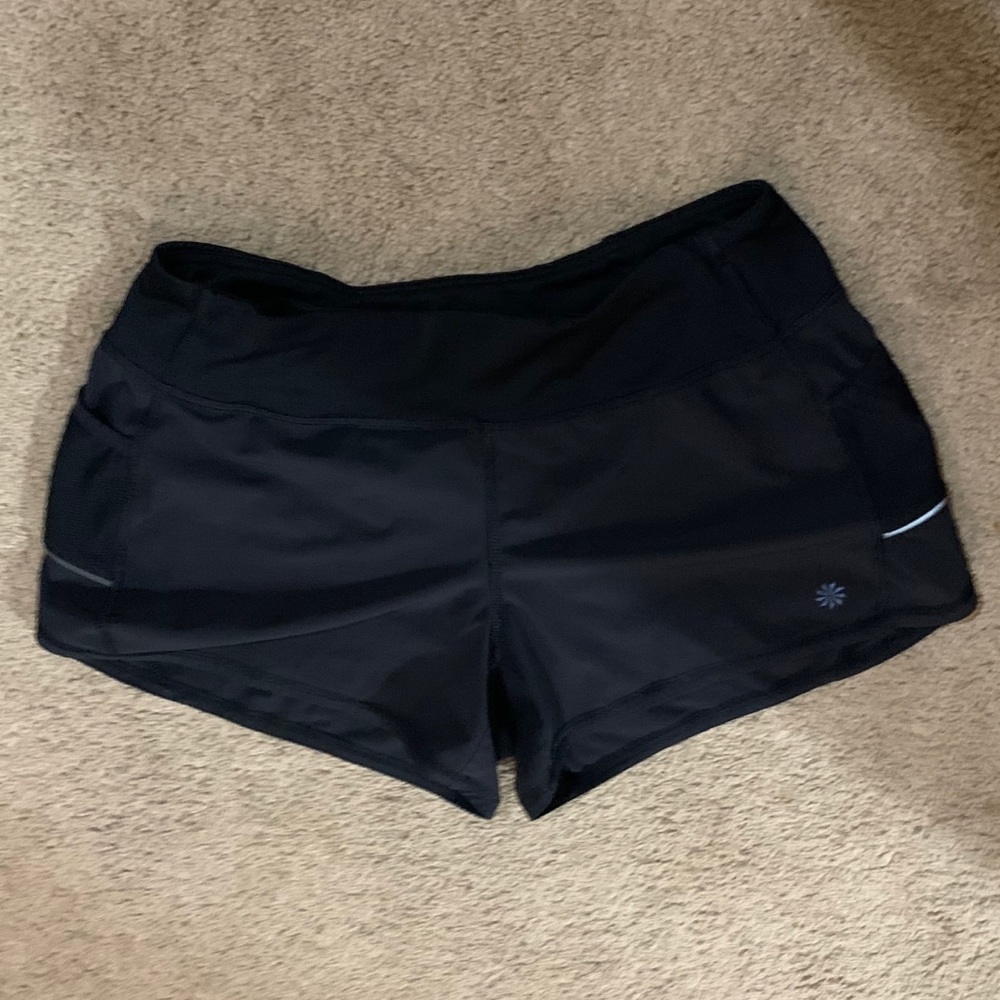 Black Athleta shorts
